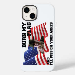 Don't burn my flag Case-Mate iPhone 14 case