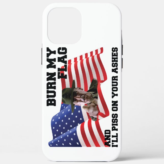 Don't burn my flag  Case-Mate iPhone case (Back)