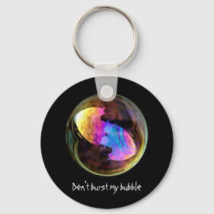 Don't burst my bubble key ring
