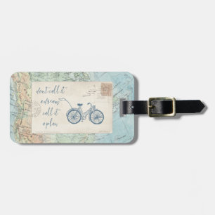 Don't Call It a Dream, Call It a Plan Quote Luggage Tag