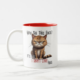 Don't Care Two-Tone Coffee Mug