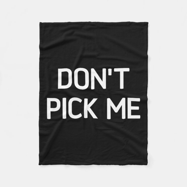 Don't Ck Me, Funny, Jokes, Sarcastic  Fleece Blanket (Front)