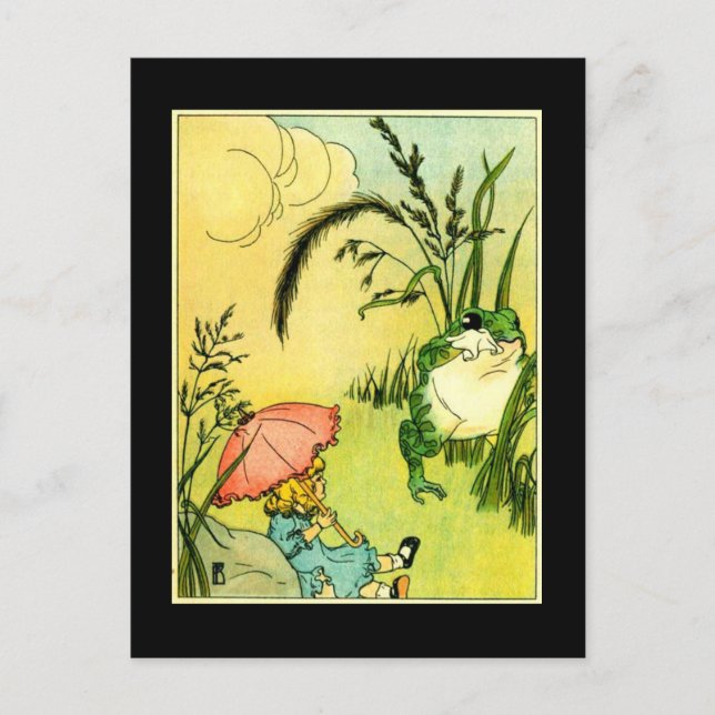 Don't Cry Frog Postcard (Front)