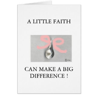 DON'T CRY. HAVE FAITH -  CARD