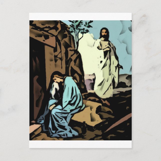 Don't Cry, The Tomb is Empty Postcard (Front)