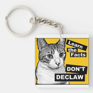 Don't Declaw Key Ring