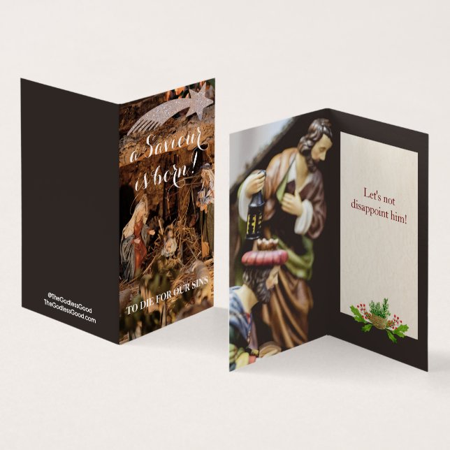 Don't Disappoint - Atheist Christmas Cards 25pk Sm (Inside and Outside)