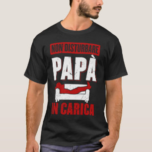 Don't Disturb Dad in Charge Dad T-Shirt
