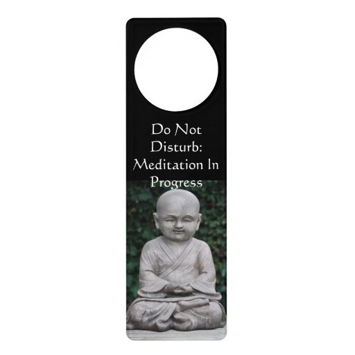 Image of Don't Disturb Meditation Door Knob Hanger