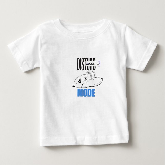 "Don't Disturb Mode" Sleeping Toddler T-Shirt (Front)