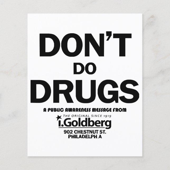 Don't Do Drugs as seen on Bernard Summer (Front)