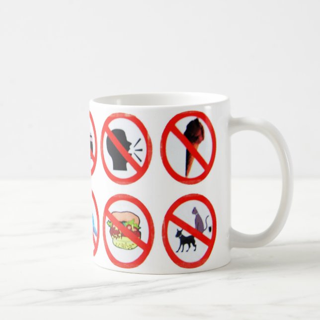 Don't do it! coffee mug (Right)