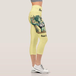 Don't Dream of It – Train It! Fitness Medusa   Capri Leggings
