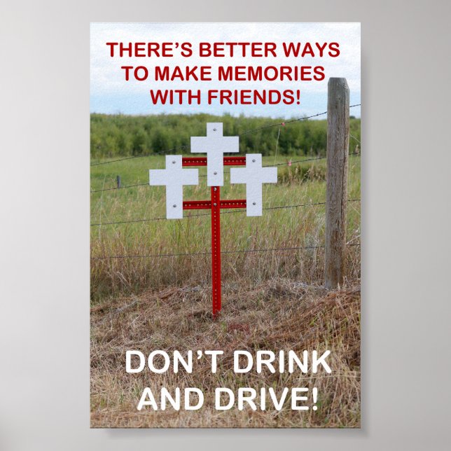 Don't Drink and Drive! Poster (Front)