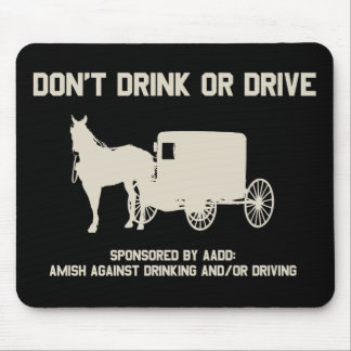 dont drink or drive mouse mat
