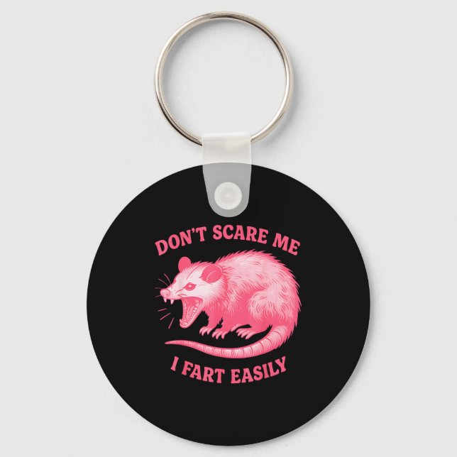 Don't E Me I Fart Easily Funny Sarcastic Humor Hil Key Ring (Front)