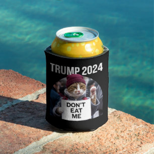 Don't Eat Me Cats For Trump 2024 Can Cooler