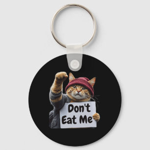 Don't Eat Me Cats For Trump 2024 Trump Or The Tram Key Ring