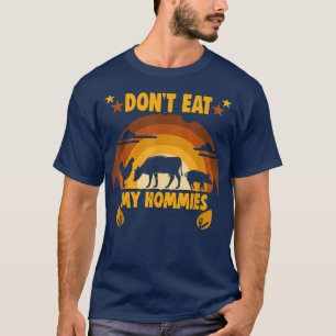Don't eat my homies Meme Vegan Plant Powered Veget T-Shirt