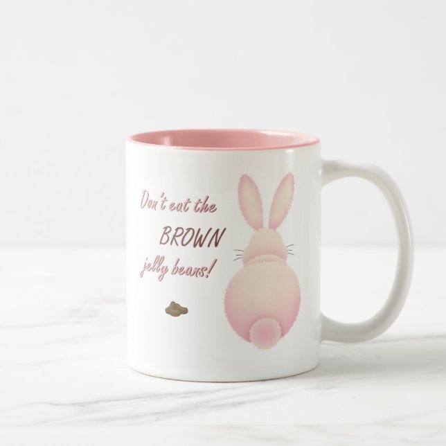 Dont Eat The Brown Jelly Beans Easter Mug (Right)