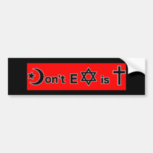 Dont Exist bumper sticker