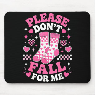 Dont fall for funny socks pun sarcastic joke humou mouse mat