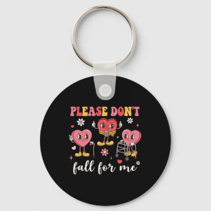 Don't Fall For Me Nurse Valentine's Day Fall Preve Key Ring