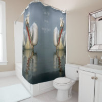 Don't fart in my happy place! Shower Curtain