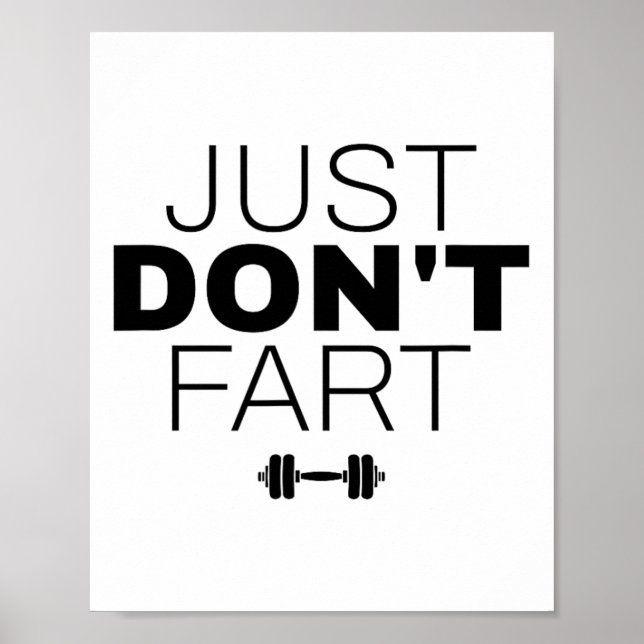 Don't Fart  Poster (Front)