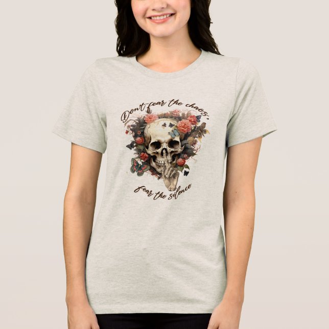 Don't Fear the Chaos Tri-Blend Shirt (Front)