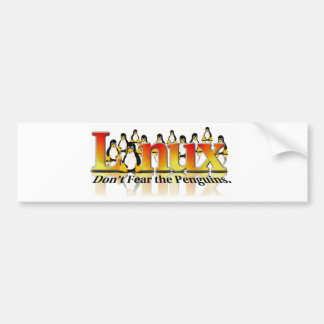 Don't Fear The Penguin Bumper Sticker