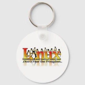 Don't Fear The Penguin Key Ring