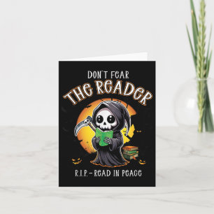 Dont Fear The Reader Read In Peace Book Lovers Hal Card