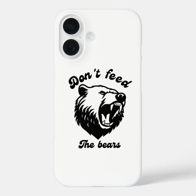 Don't Feed The Bears Case-Mate iPhone Case (Back)