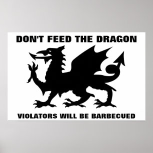 Don't Feed the Dragon Print