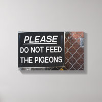 Don't Feed The Pigeons NYC New York Photography