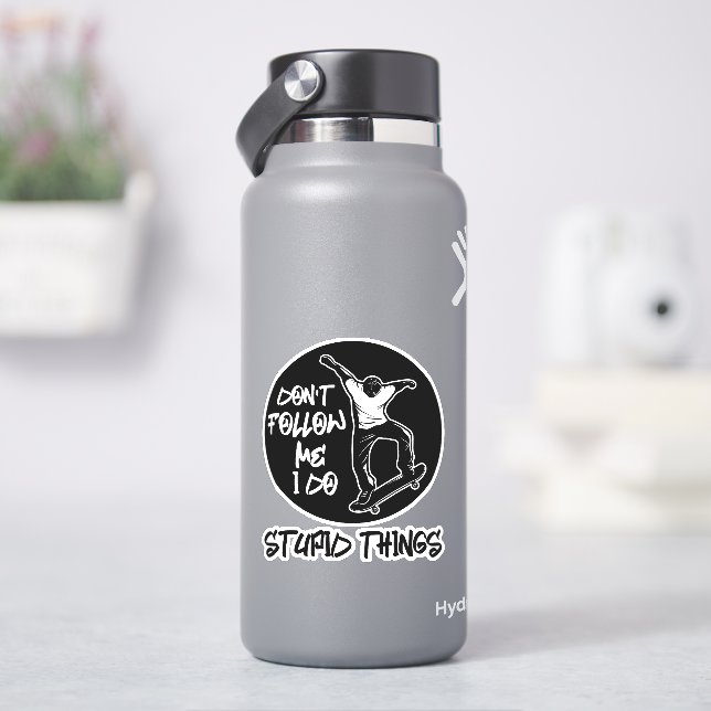 Don't Follow Me  4" Kiss Cut Vinyl Sticker (HydroFlask)