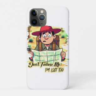 Don't follow me design iPhone 11 pro case