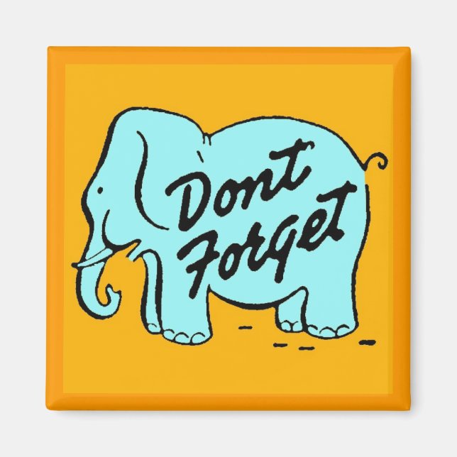 Don't Forget Magnet (Front)