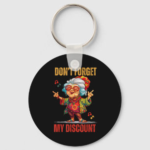 Don't Forget My Funny Old People Senior Key Ring