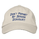Don't Forget My Senior Discount!