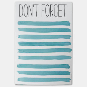 DONT FORGET Note Pad