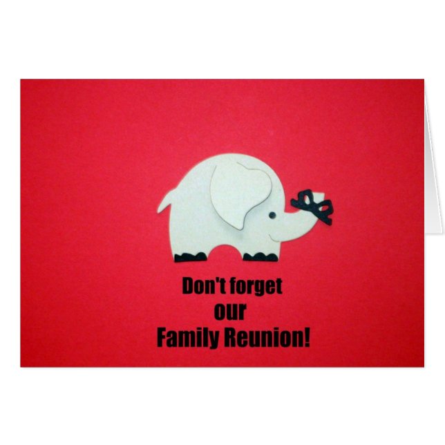Don't forget our Family Reunion! (Front Horizontal)