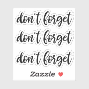 Don't forget planner memo cute