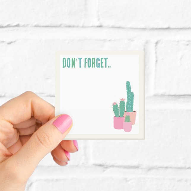 Don't Forget Plant Lady Sticky Notes (Creator Uploaded)