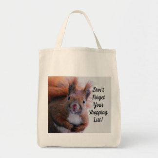 Don't Forget Squirrel Tote Bag