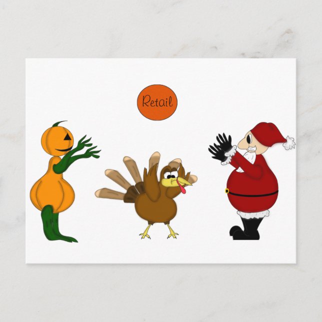Don't forget Thanksgiving Post Card (Front)
