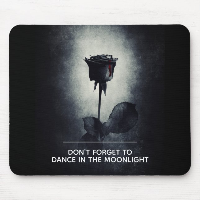Don't Forget to Dance in the Moonlight Mouse Mat (Front)