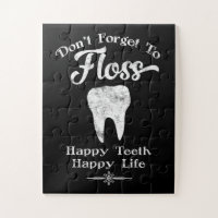 Don't Forget To Floss Chalkboard