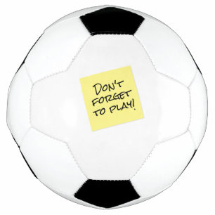 Don't Forget to Play Sticky Note Reminder Funny Football